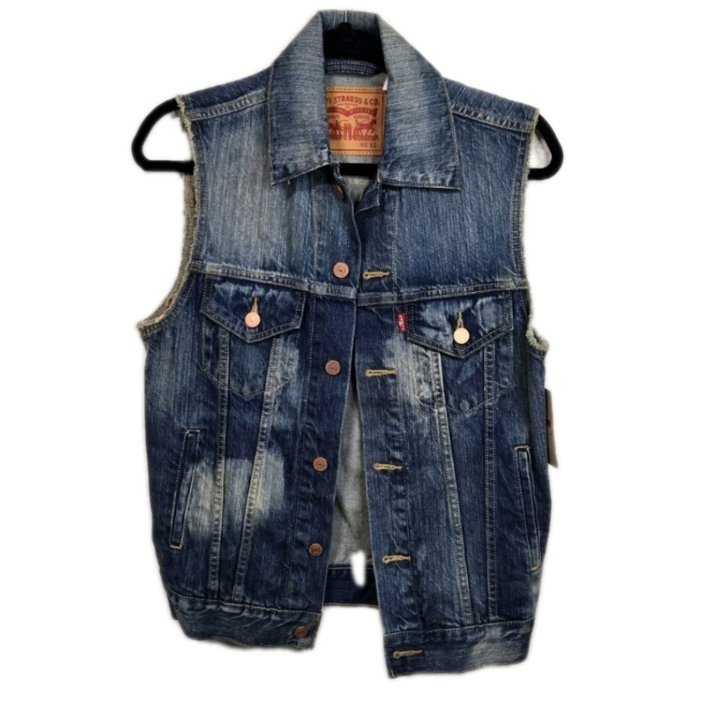 Levi's Blue Denim Vest